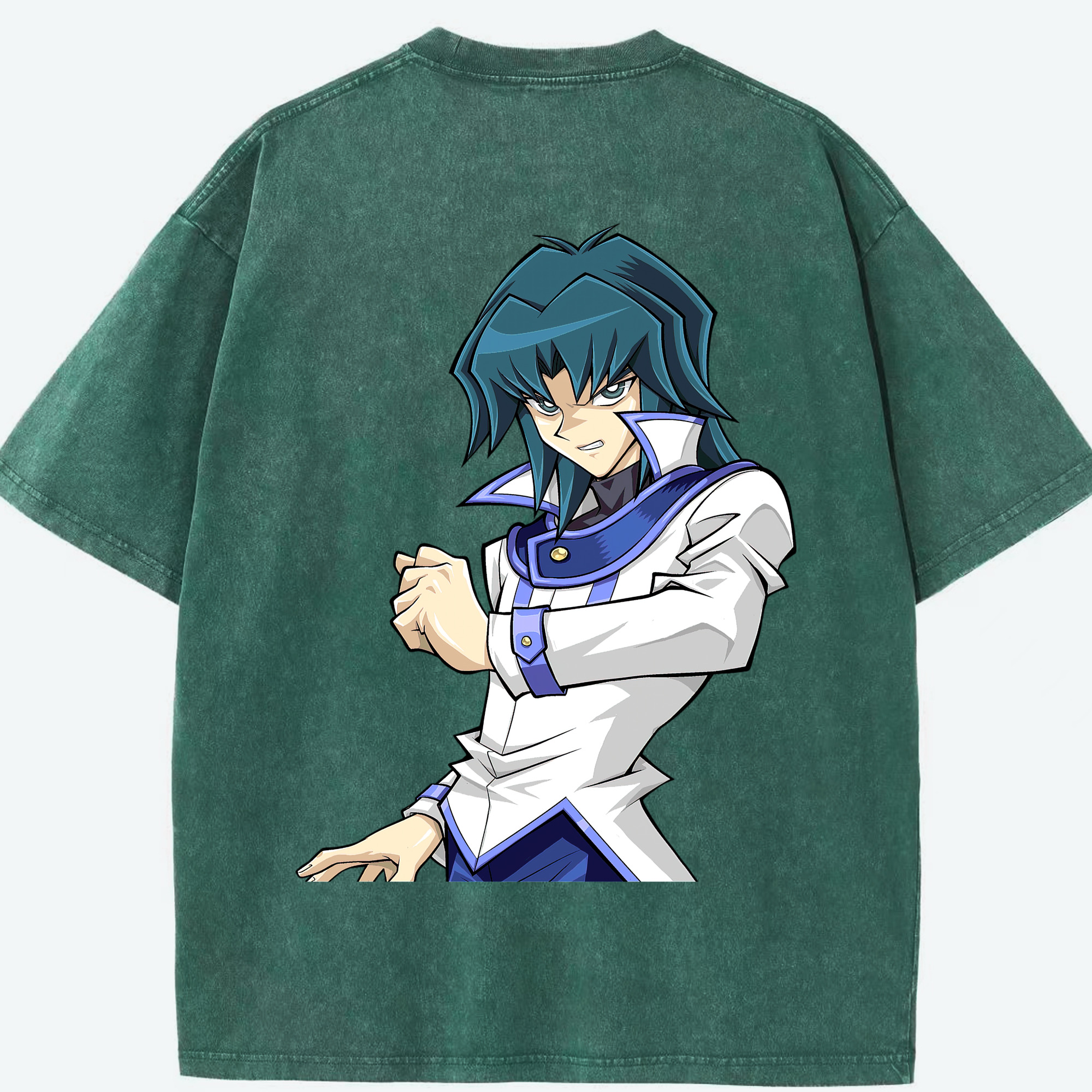 （画像用） 遊☆戯☆王 Yu-Gi-Oh! 綿100% ヴィンテージ風 半袖Tシャツ（背面プリント）